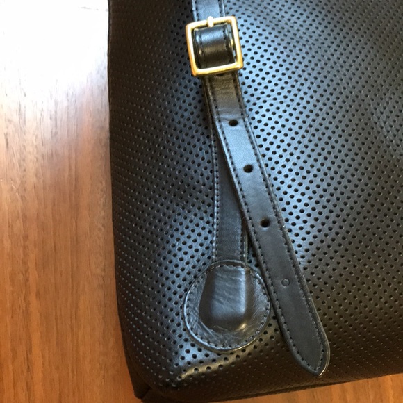 8/25 LAST DAY📦 Clare V Marcelle Black Perforated Leather Backpack - Picture 8 of 11
